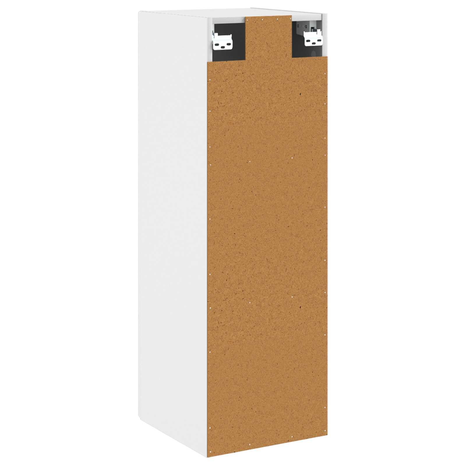 Armadietto da bagno da parete in legno bianco, 33 x 34,5 x 60 cm, con anta e molto spazio per gli ospiti, per ristrutturazione del WC e lavandino
