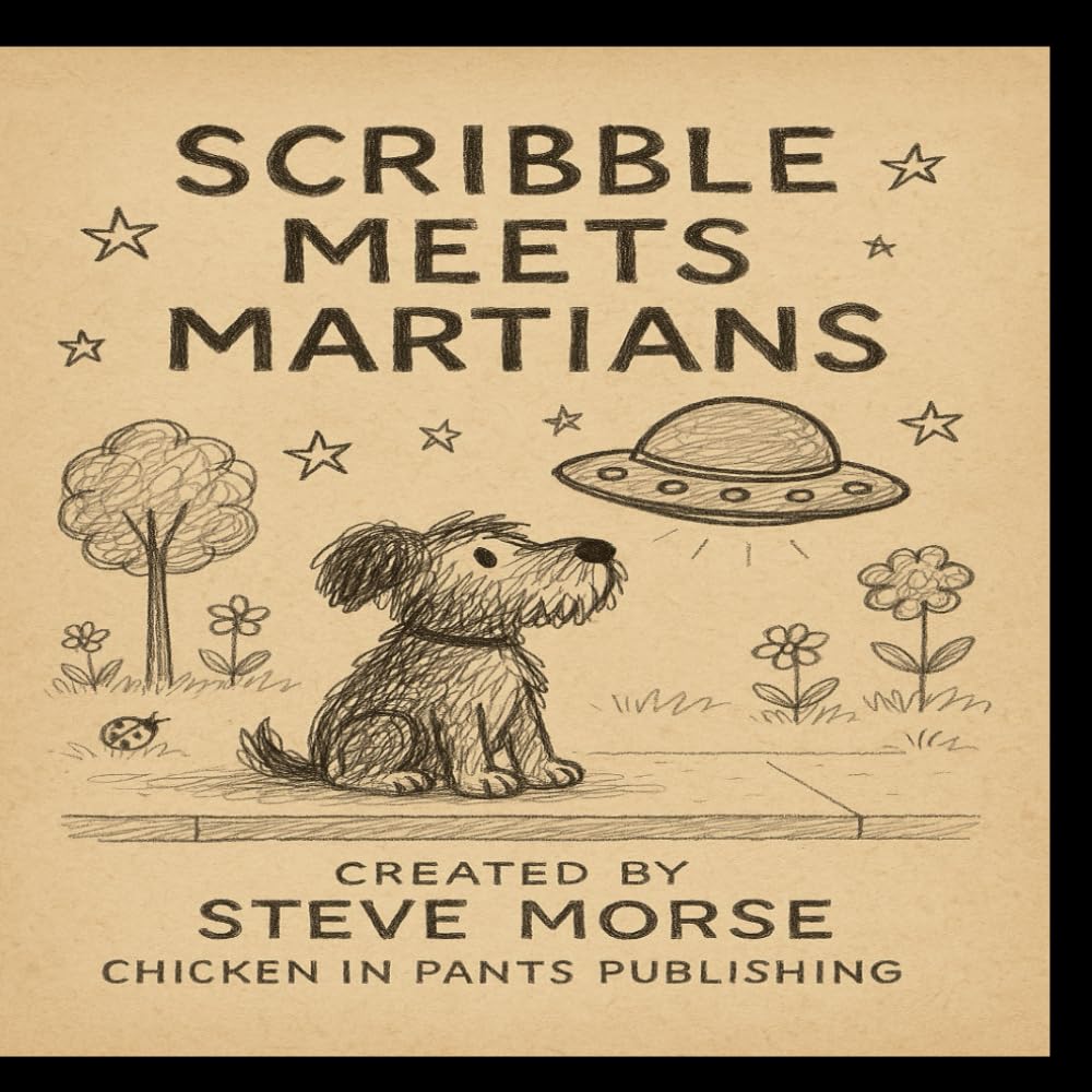 Scribble meets Martians: Scribble the dog (Scribble reads his favorite books)