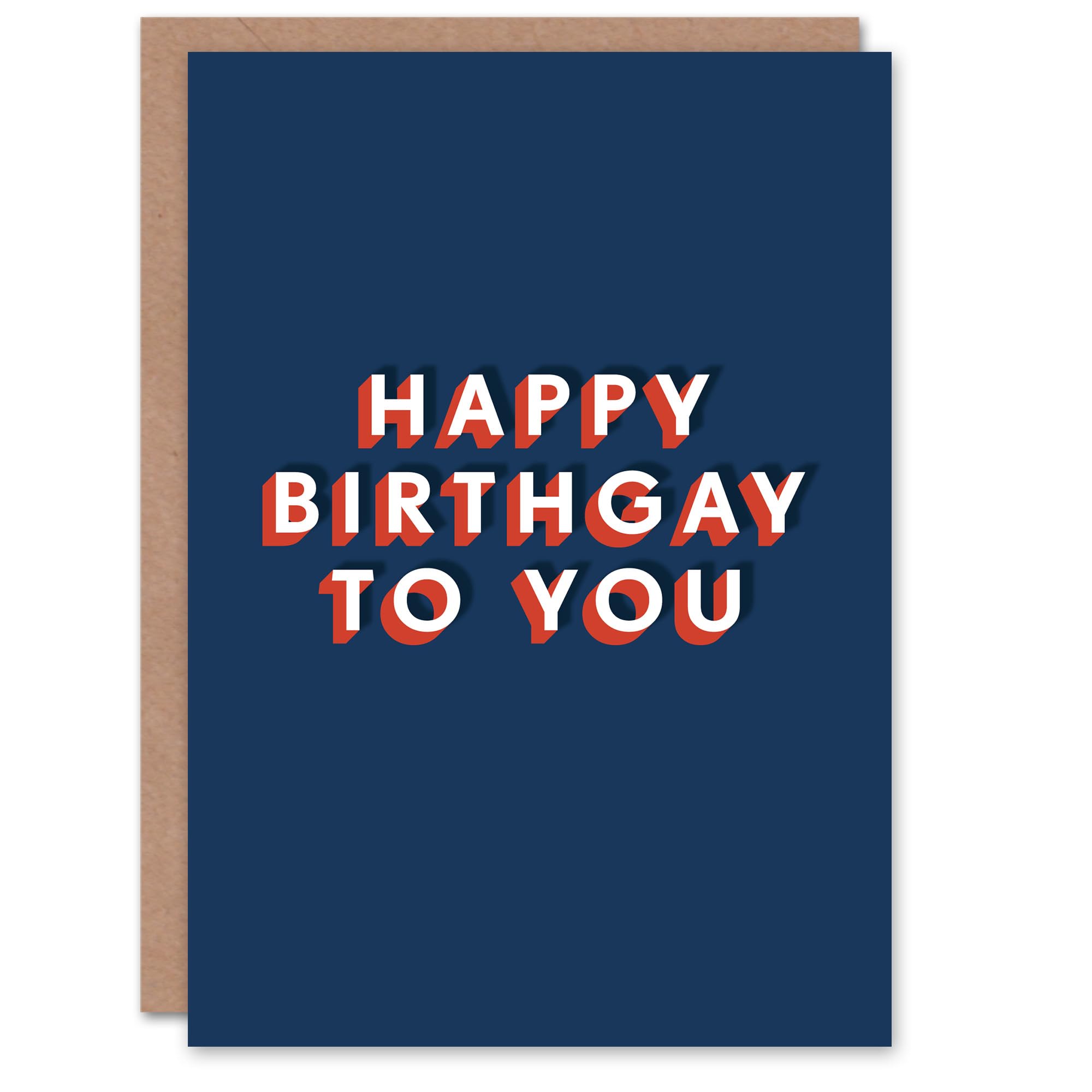 Artery8 Happy Birthgay To You Fun Gay Funny Wordplay For Him Birthday Card