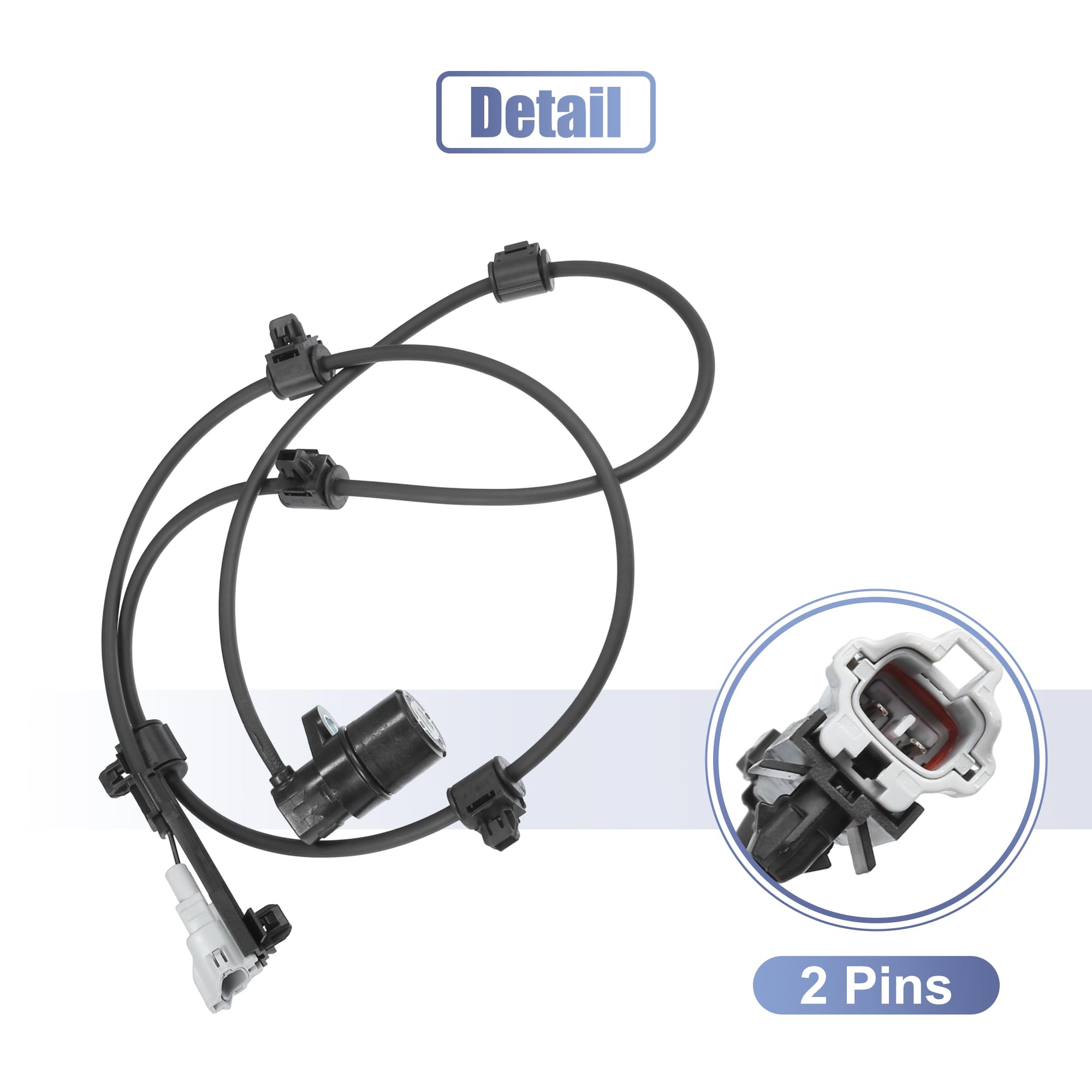 Amazon.com: uxcell Rear Left ABS Wheel Speed Sensor No.89546