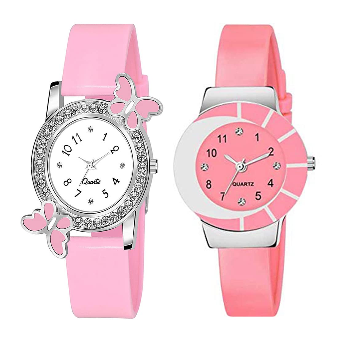 Endeavour Branded Analogue Butterfly Pu Belt Three Different Color Combo Watch for Women or Girls (Pink) (B09NNT18KK) Amazon Price History, Amazon Price Tracker