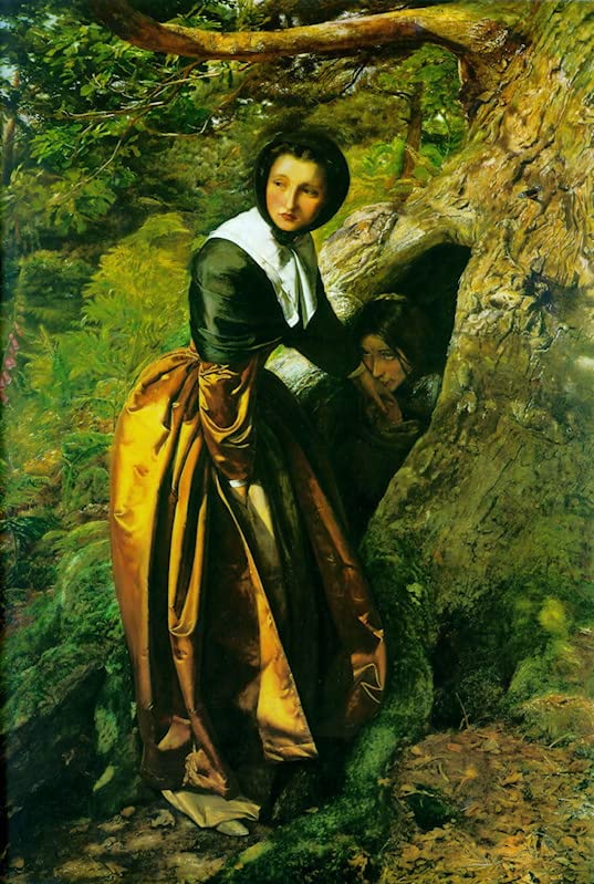 Cuadro Impresión Lienzo de John Everett Millais Decoración de Paredes Salón Moderno