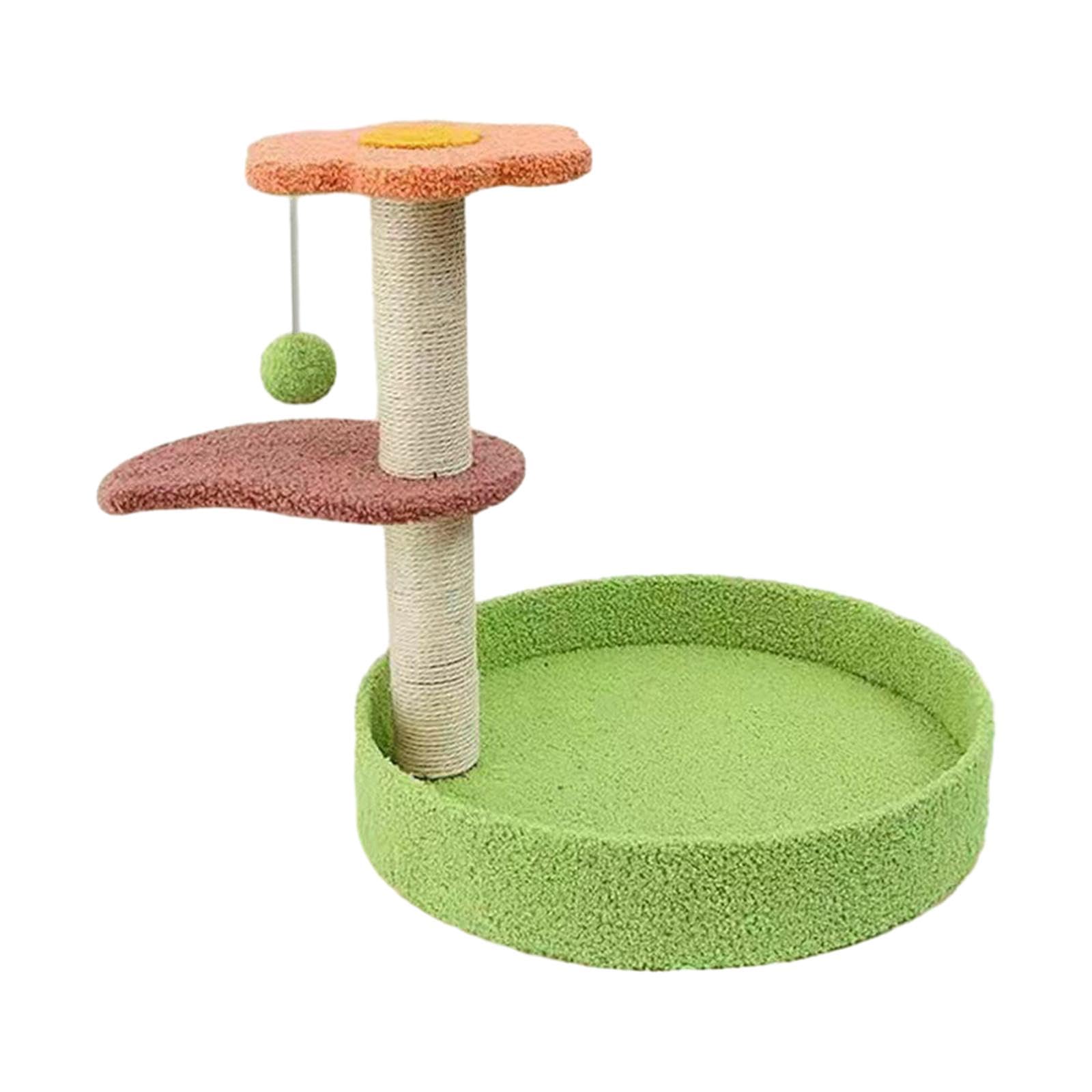 Colcolo Tiragraffi per Gatti a 3 Strati, tiragraffi con Corda in sisal, Piattaforma da Gioco Alta, tiragraffi, Torre per Gatti per Gattini di Grandi