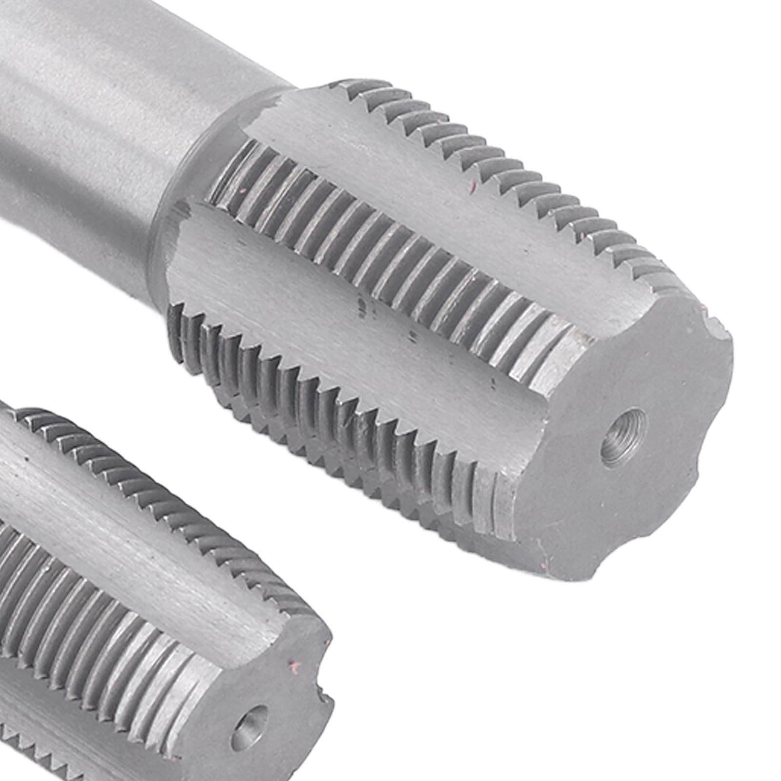Kit di Strumenti per Maschiatura NPT da 6 Pezzi, Set di Maschi per Filettatura in Acciaio Al Carbonio per Tubi in PVC, Punte da Trapano in Acciaio per la Pulizia di Filetti