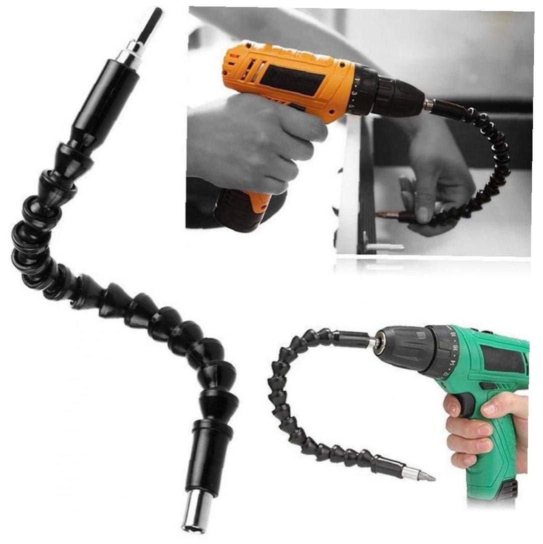 Lankater Flexible Drill Bit Extension, Screwdriver Soft Shafts, Universal Drill Connection, Electric Tool Drill Extended Shaft