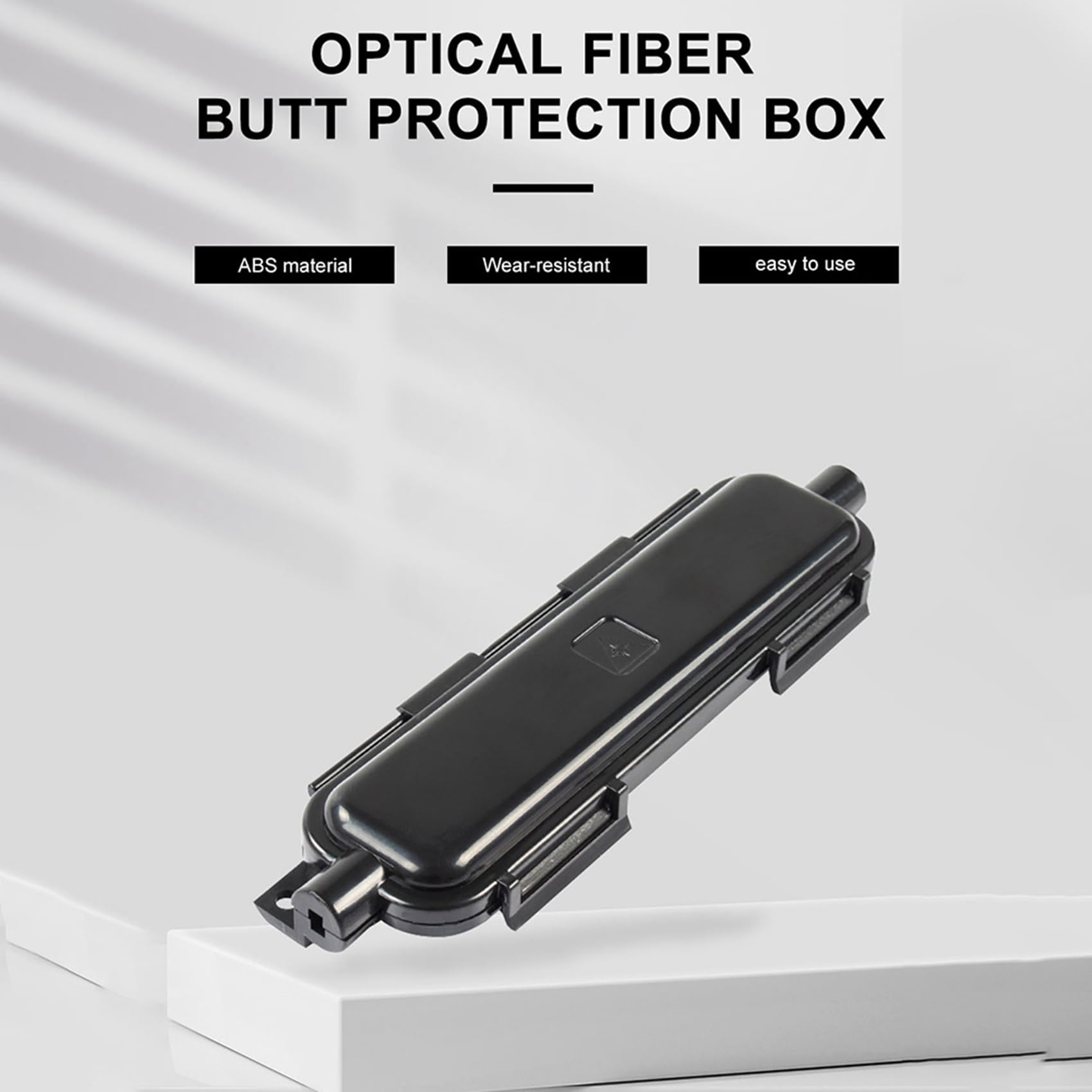 50 PièCes BoîTe de Protection de Fibre Optique BoîTe de Rotation de Câble de Chute FTTH Type D'Adaptateur SC BoîTe de Protection ImperméAble