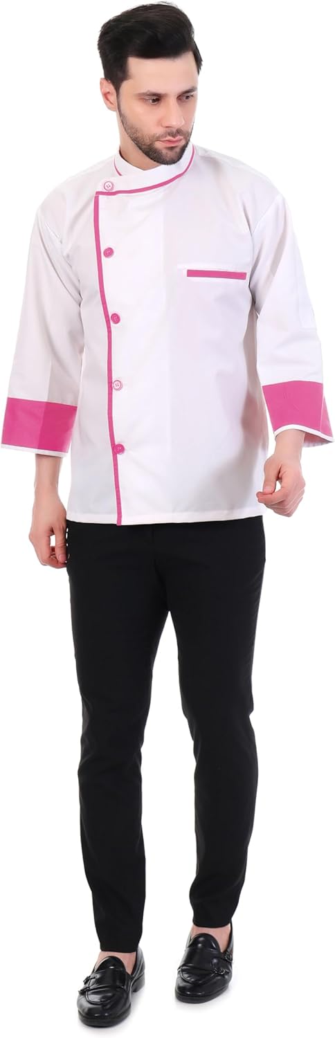 CT-10 White Chef Jacket | Chef Coat | Chef Uniform for Men | Light Weight Chef Dress for Kitchen
