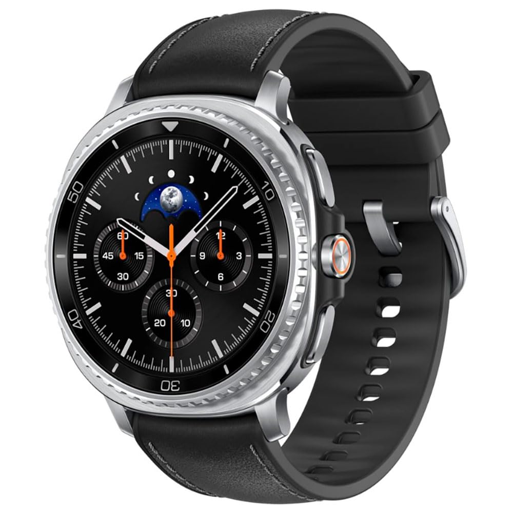 Samsung Galaxy Watch 8 Classic 3,​3 cm [1.3] AMOLED 46 mm Digitale 438 x 438 Pixel Touch screen 4G Argento Wi-​Fi GPS [satellitare] (Samsung Galaxy Watch 8 Classic 3,​3 cm)