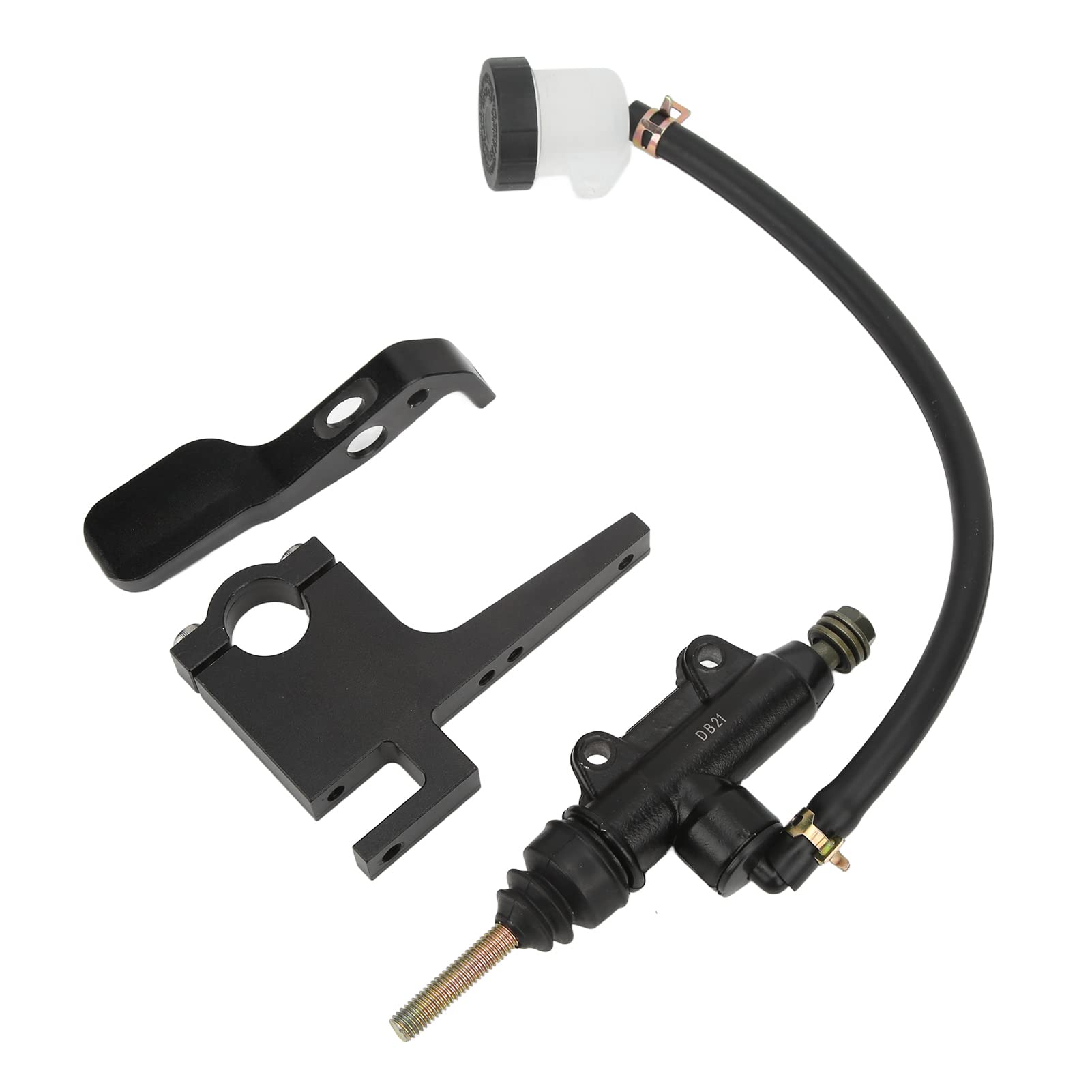 KKPLZZ Motorrad Daumenbremszylinder 7/8 Zoll Aluminium