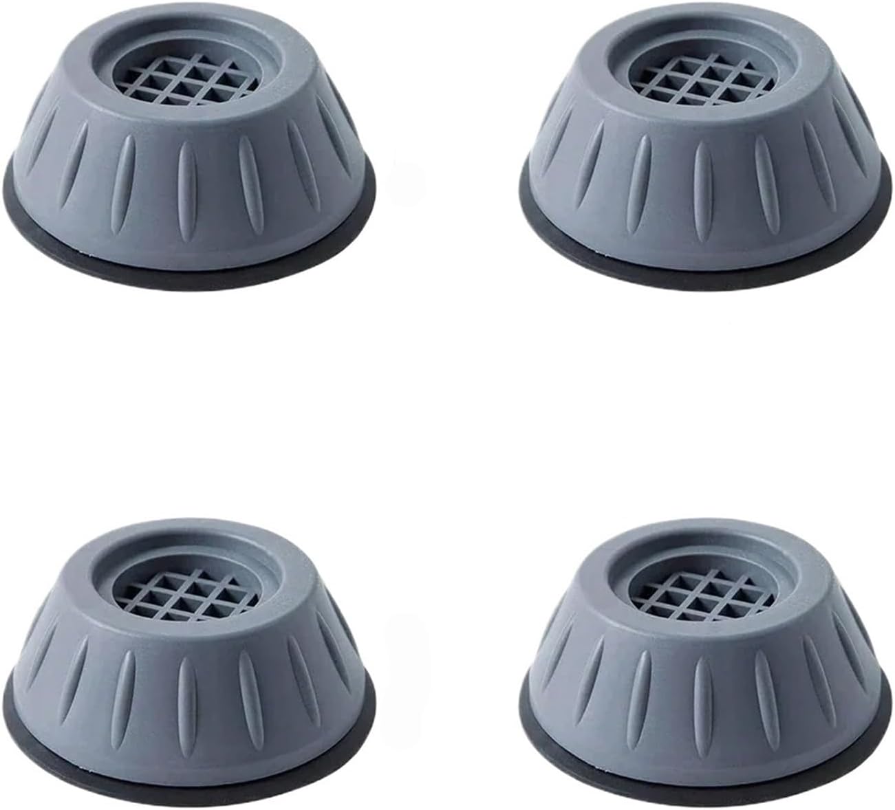 Anti Vibration Feet Pads Mat SlipStop Silent Universal Washing Machine Refrigerator Furniture Fixed Raiser Dampers Stand(4Pcs 7.5cm)