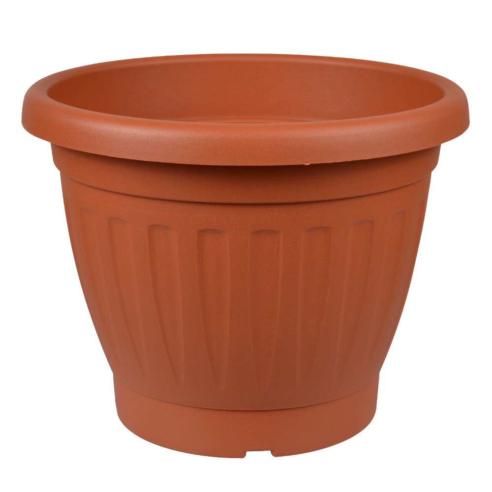 Blim Campana Blumentopf Aus Kunststoff – Dunkelbraun, Ca. 39 Cm Durchmesser – Ideal Für Balkon & Garten