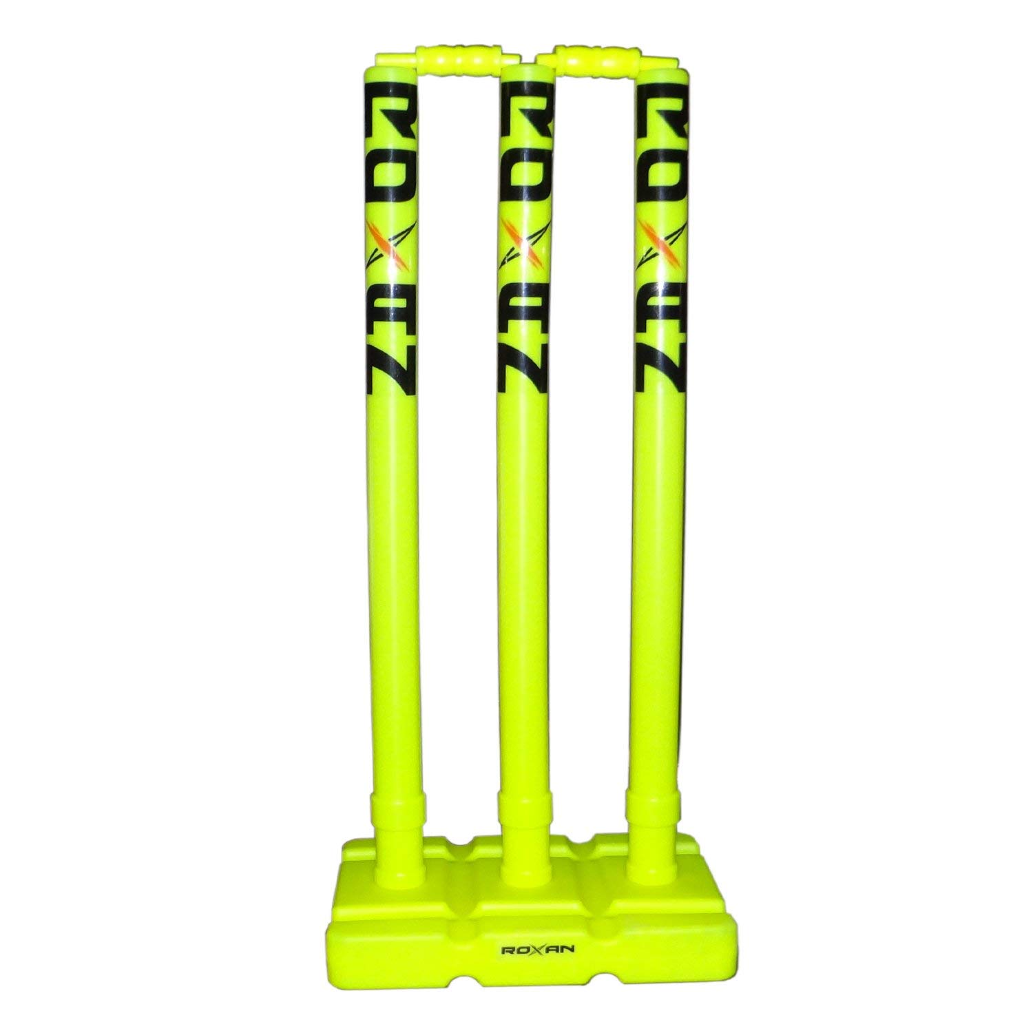 Roxan Plastic Cricket Full Set of 3 Stumps with One Base and 2 Balls (Parrot Green) (B079D9WFNC) Amazon Price History, Amazon Price Tracker