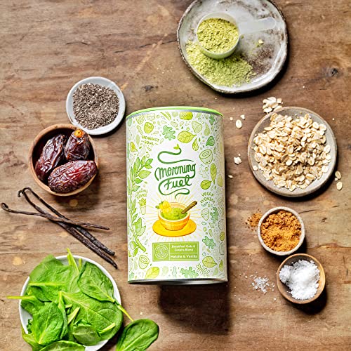 Morning Fuel - Ontbijt Smoothie Bowl - Havermout met vanille en matcha - Veganistisch, Voedingsstofrijk, Ontbijtvervanger - Afbeelding 8