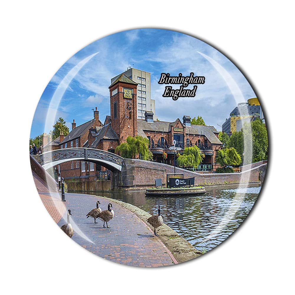 Birmingham England Fridge Magnet Souvenir Gift Crystal Magnetic Sticker Collection