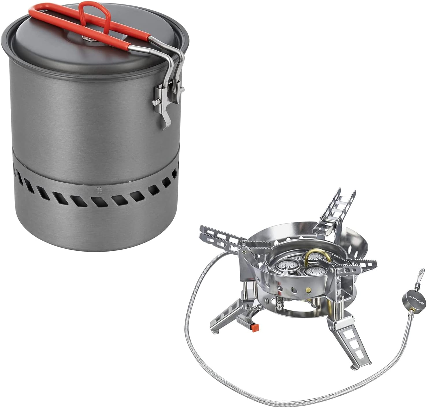 Bulin Camping Cooking Pot Heat Exchanger Outdoor Camp Pot 1