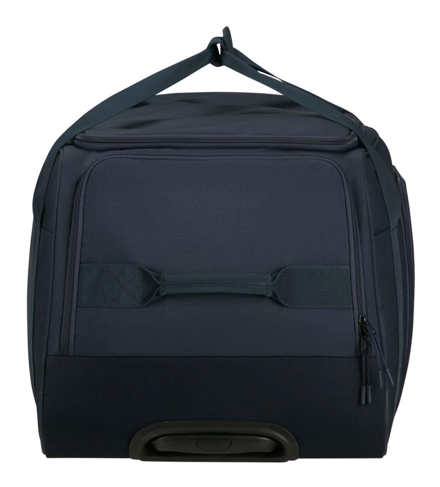 American Tourister City Racer - Borsone con Ruote 77 cm, 129 L - Ampio Spazio & Scomparto Scarpe Separato - Idrorepellente, Manici Multipli, Resistente - Blu (Navy)