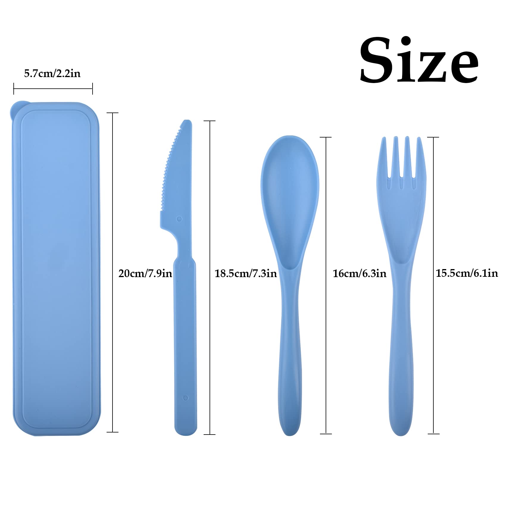 Set Posate In Plastica Riutilizzabili 9 Colori – Coltello, Forchetta, Cucchiaio, Lavabili In Lavastoviglie, Per Bambini E Adulti, Per Campeggio E Picnic