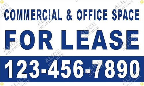 Cartel comercial y de oficina de 28 x 46 pulgadas con tu número de teléfono (diseño #3), cambio de texto existente disponible (opcional)