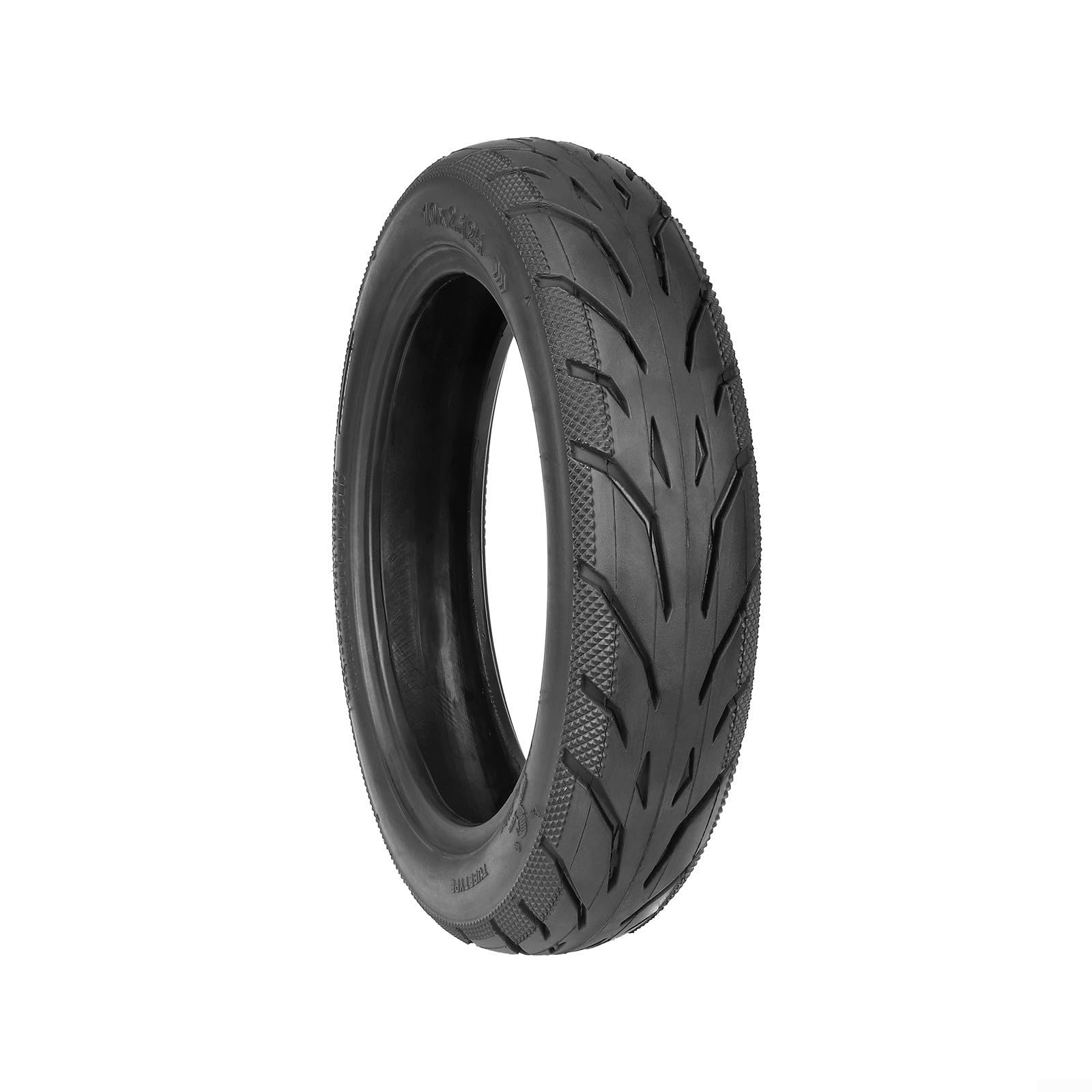 10x2.125 Scooter Inner and Outer Tube Set for Xiaomi F20 F30 for F40 and Size 9, Thick Rubber Wear-Resistant Tyre for Segway for Ninebot F Series(Outer tube Black)