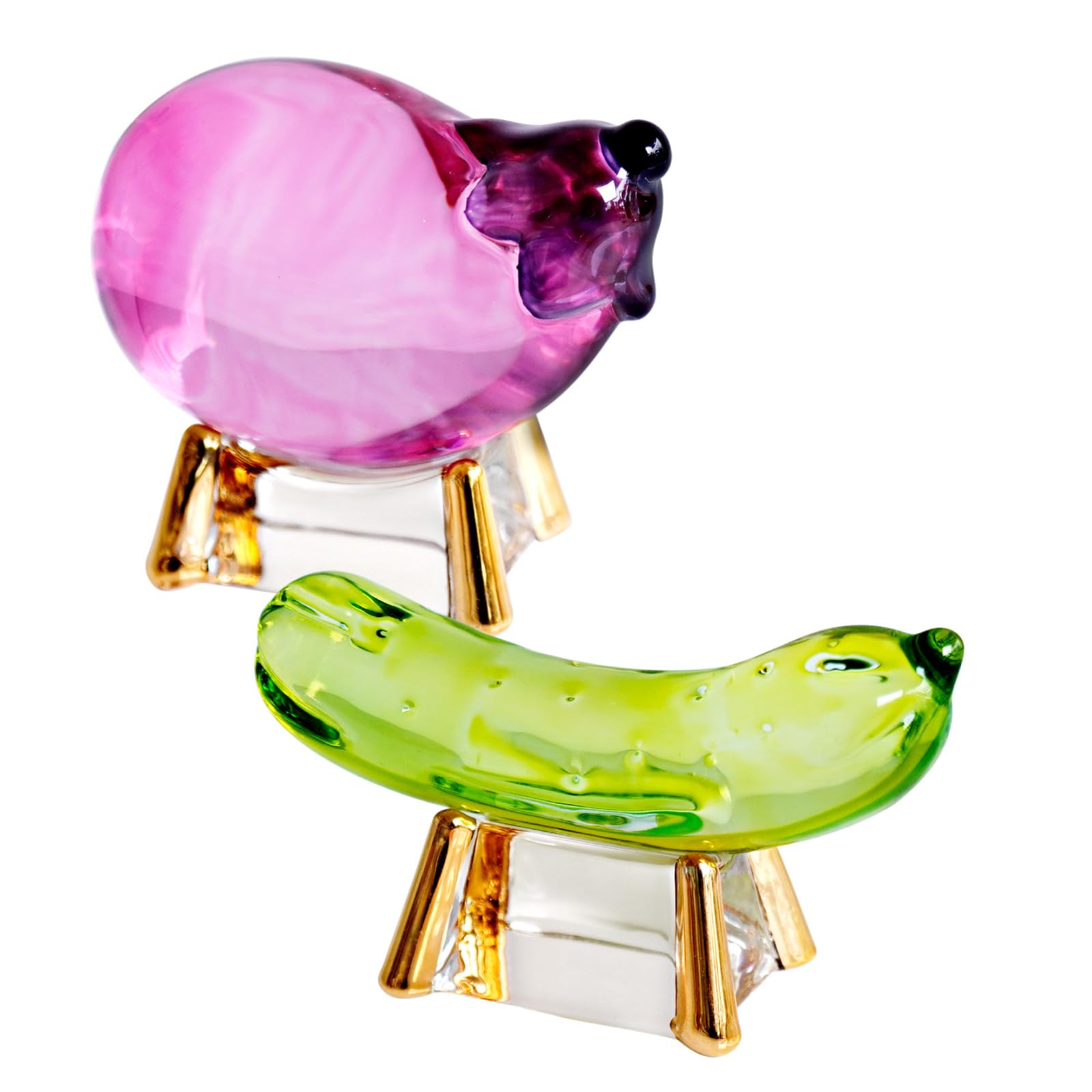 Amazon｜お盆供養 クリスタル ガラス 精霊馬 お盆飾り モダン