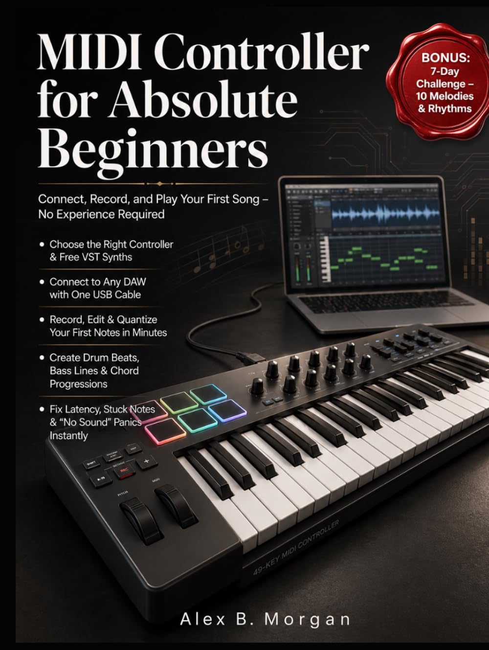 MIDI CONTROLLER FOR ABSOLUTE BEGINNERS: Connect, Record, and Play Your First Song – No Experience Required