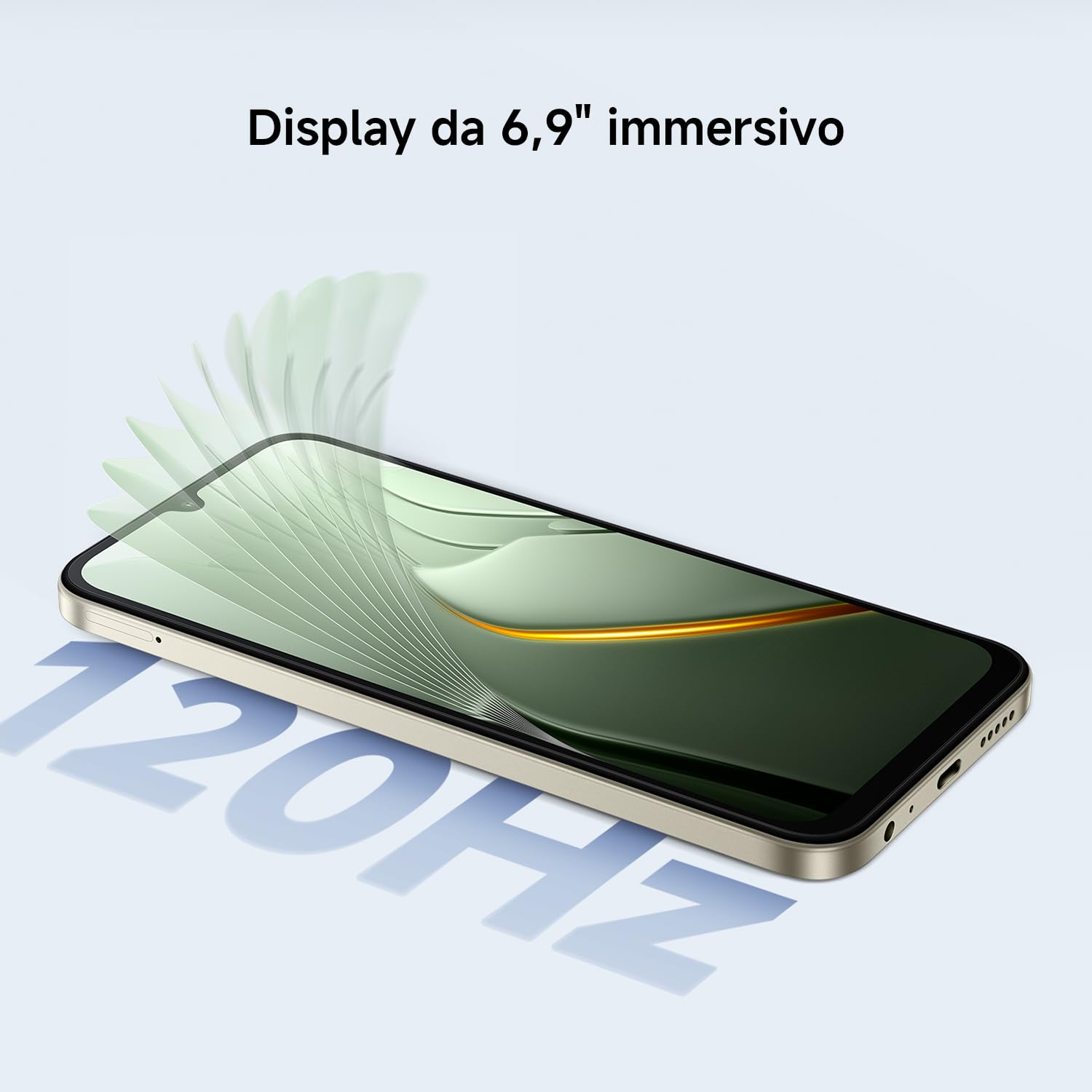 POCO C81 Pro, Smartphone 4+128GB, Nero, Batteria da 6000mAh(typ) | Refresh rate 120Hz, Fotocamera AI doppia da 13MP, Design elegante e raffinato, Garanzia 2 anni+1 anno extra