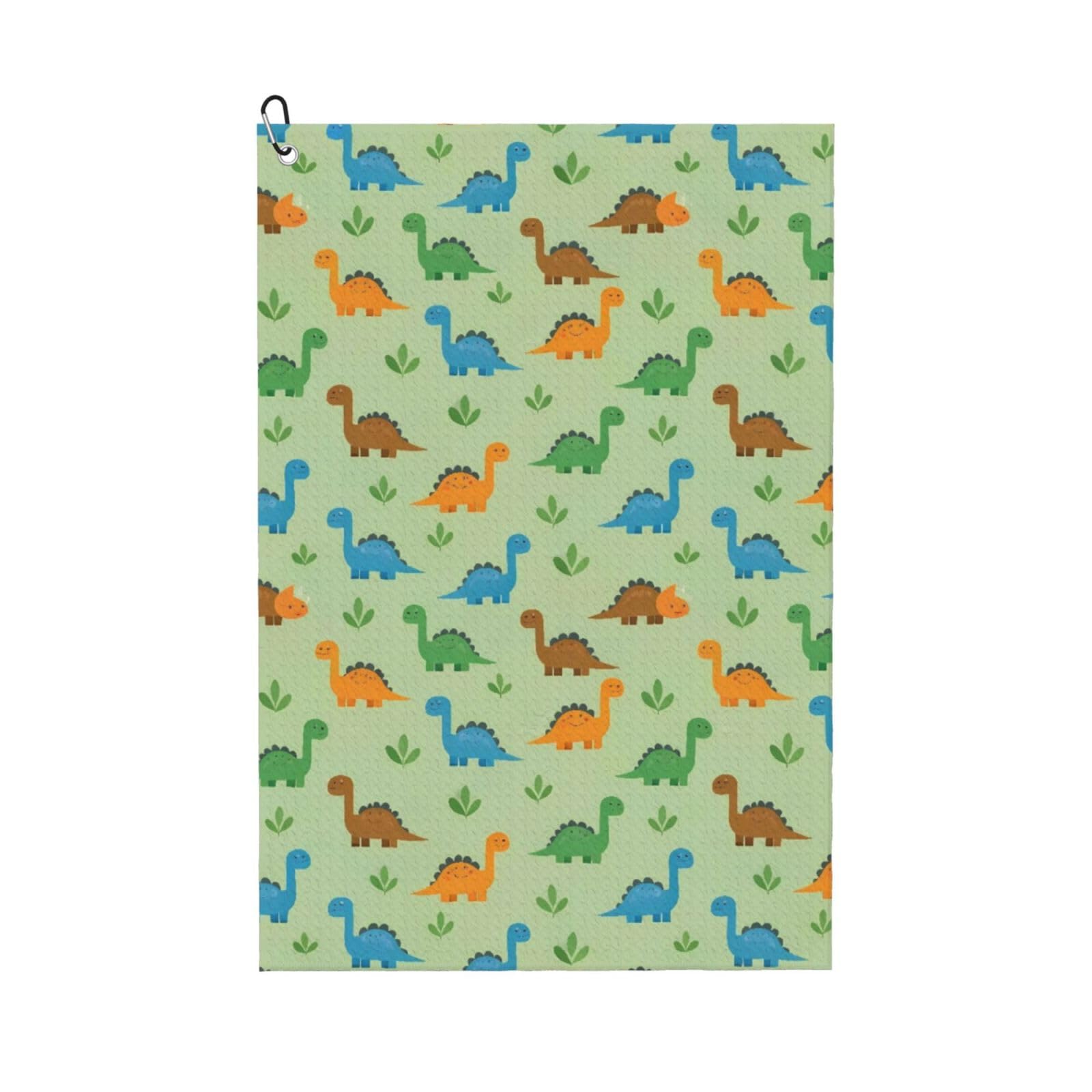 BSDFGSDD Funny Dinosaur Pattern Golf Towel 24 x 16 inches