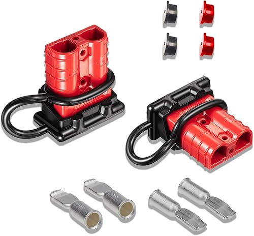 zipelo 2 juegos de enchufe de arnés de cables de desconexión rápida de batería de calibre 6-10 conectores rápidos de cable de batería para