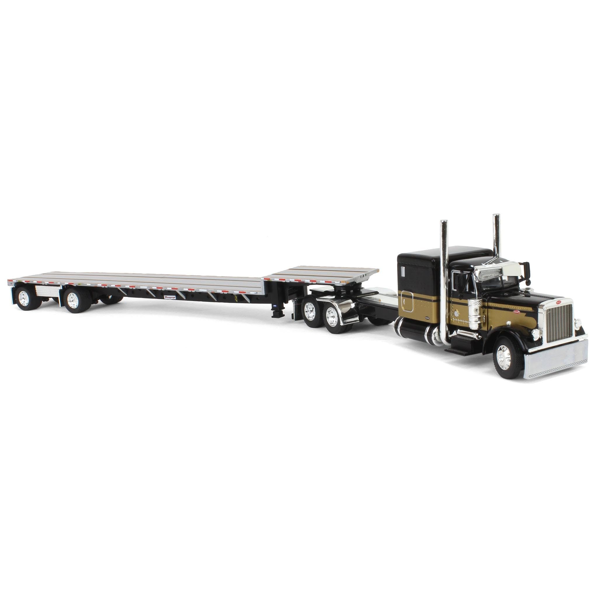 Amazon.com: DCP 1/64 Peterbilt 379 with Stepdeck Trailer