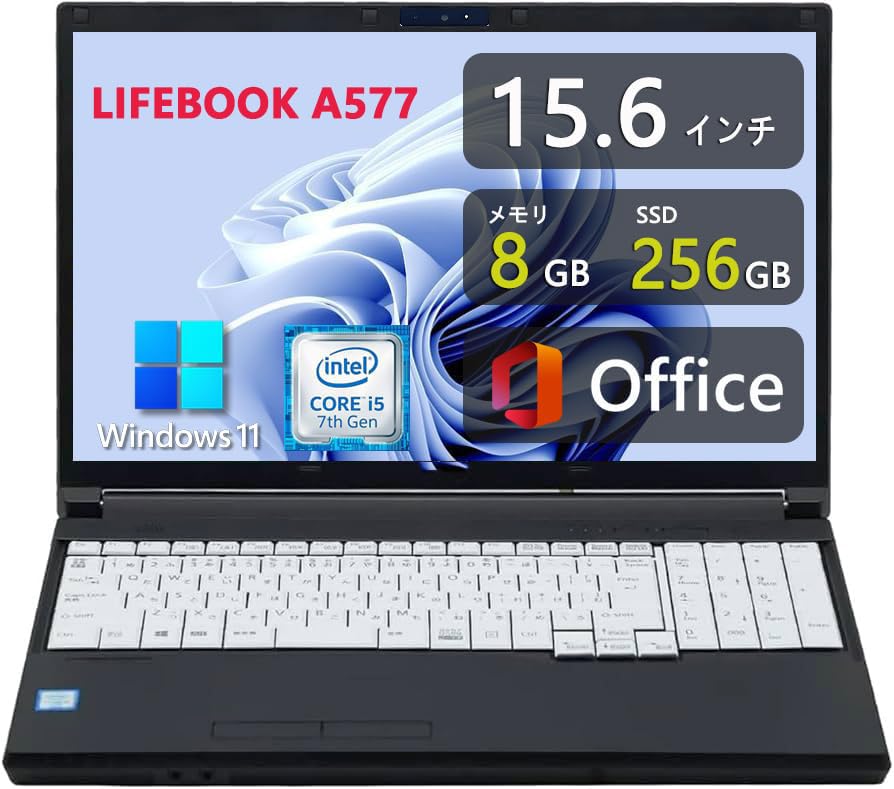 Amazon.co.jp: 【整備済み品】大画面ノートパソコン LIFEBOOK A577