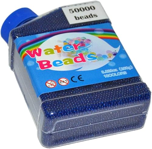 50000pcsbag Decoración del hogar Perlas de cristal en forma de perla de agua del suelo SUPBEC Mini Bola de Gel Blaster para floresdeshierbe barro