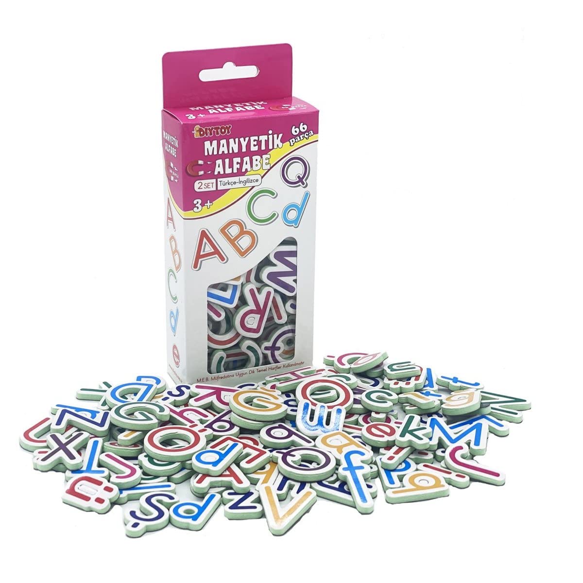 DIYTOYS Manyetik İngilizce Alfabe (Magnet)