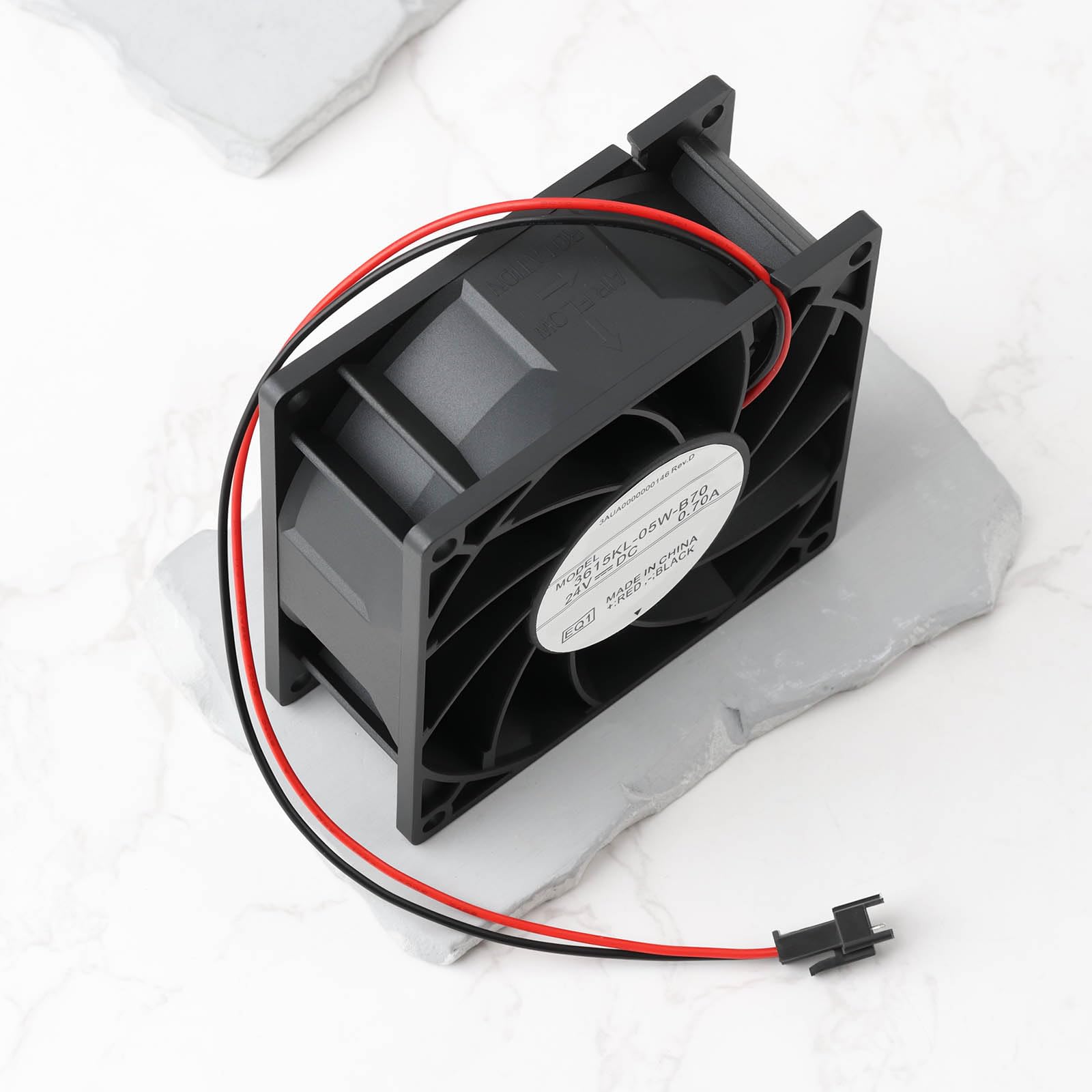 E1 Inverter Spezieller Lüfter 3615KL-05W-B70 24V 0,7A Kompatibel mit ACS510/550 9x3,8cm