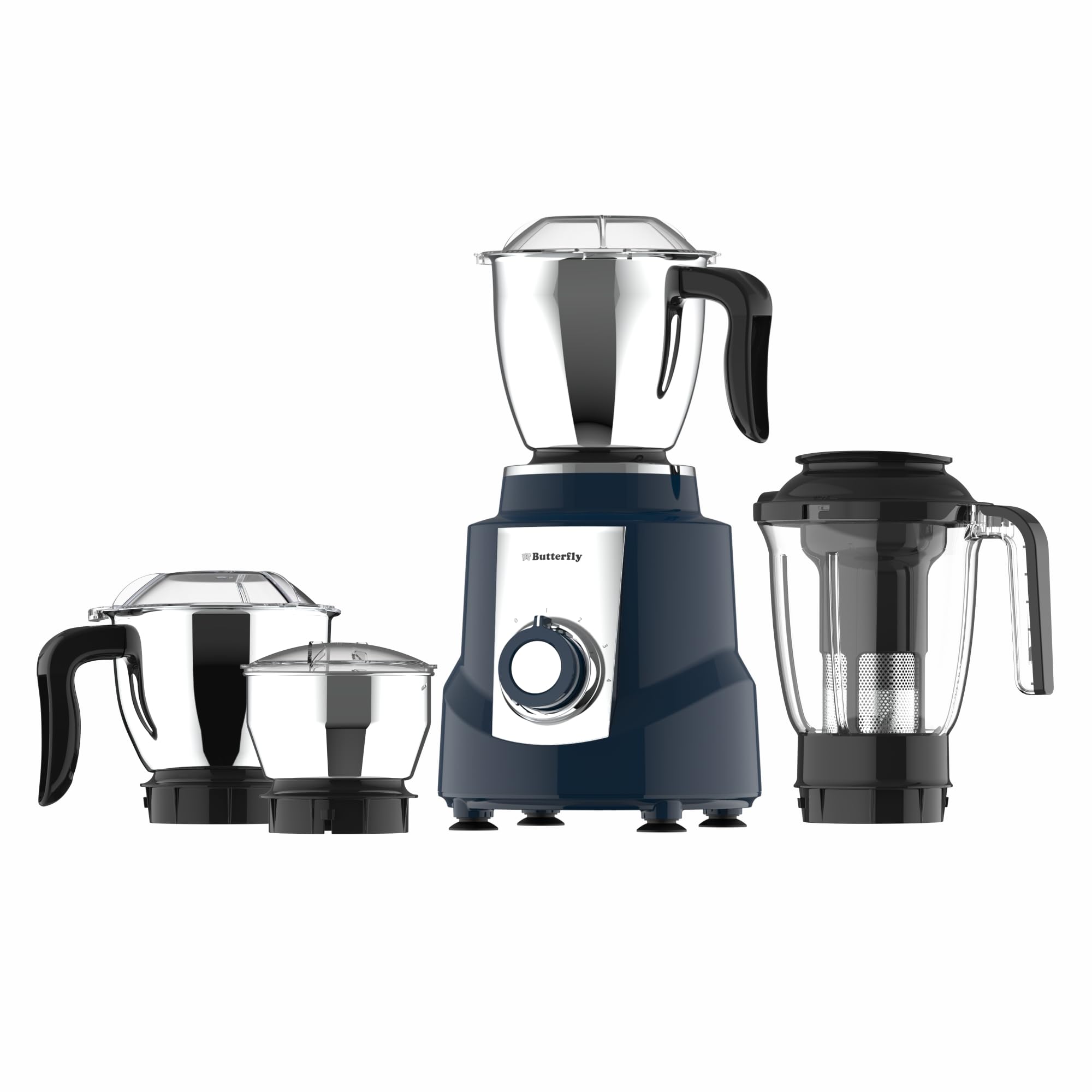 Butterfly Magneto Mixer Grinder with 4 Jars | 1000W TorX23 Motor | Specially Annealed Jars with no visible screws for improved hygiene | Ink Blue-picture-21
