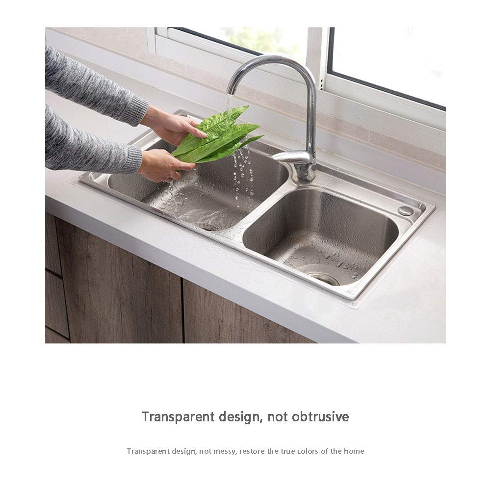 Vasca da Bagno Caulk Striscia di Nastro Sigillante, Striscia Sigillante per Nastro Adesivo per Bagno e Cucina, Striscia Adesiva per Mastice per Bagno, Cucina, WC, Angolo Parete, 4 Pezzi,5cmx10m