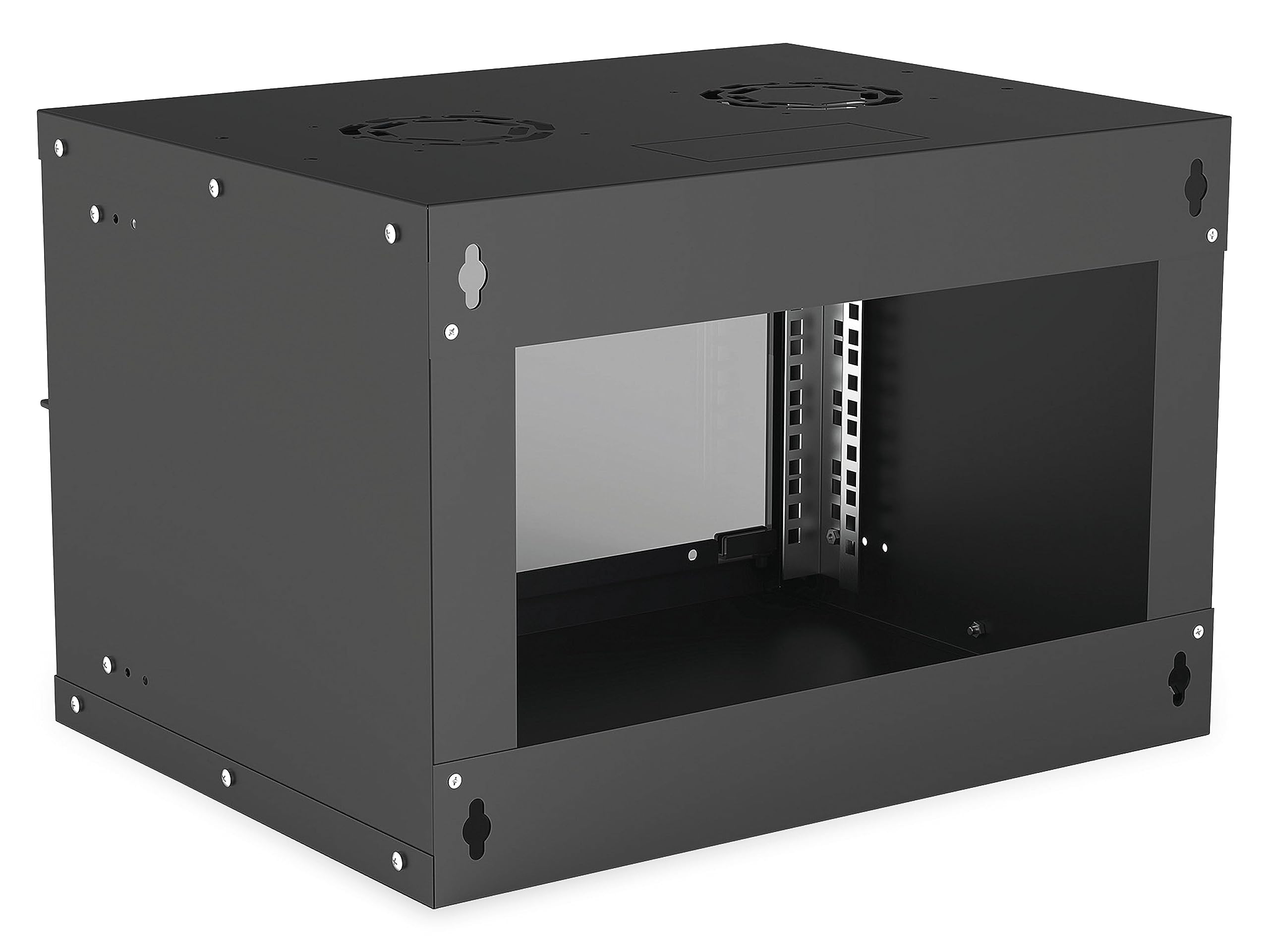 Intracom INTELLINET 19inch Wallmount Cabinet 6U Flatpack 353 x 540 x 400 Flatpack juodas IP20-Rated Housing