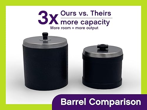 Miniatura 4 de WireJewelry Kit de vaso de roca de un solo barril  Incluye 1.5 libras de mezcla de piedras preciosas del mundo y 1 lote de grano abrasivo de 4 pasos