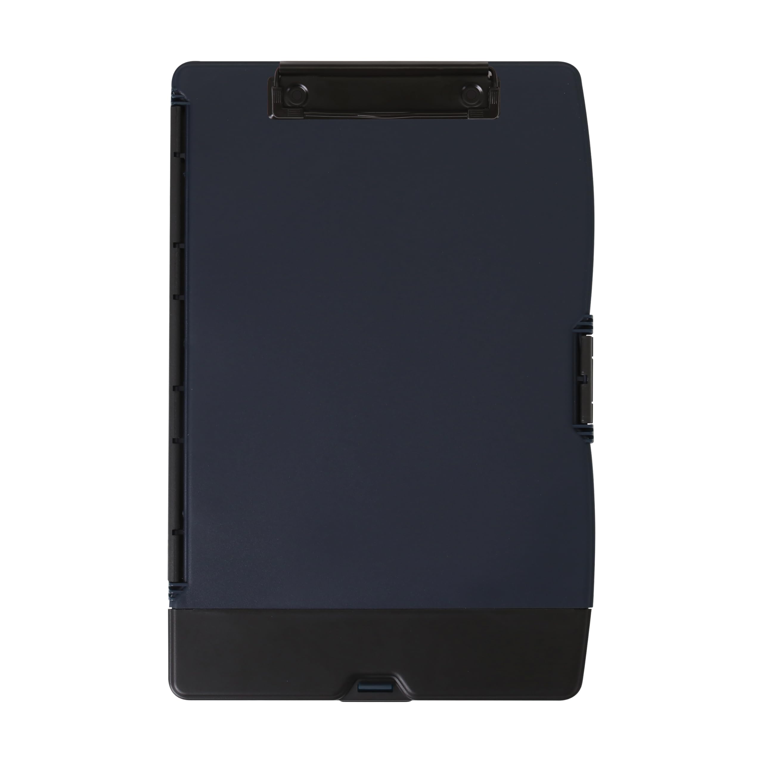 Dexas Folio Clipcase Professional Storage Clipboard with Pen Storage Compartment, 9.75 x 14.75, A4, Indigo. Ideal for Teachers, Nurses, Coaches, Students, Trades, Homeschooling
