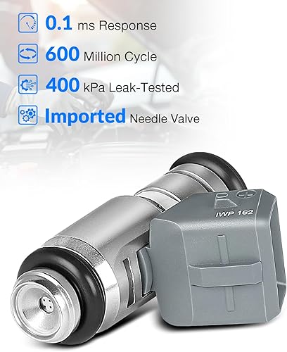 Miniatura 5 de Inyectores de combustible IWP162 mejorados para Harley Davidson Series 2004-2005 Softail 2001-2010 Dyna 2001-2010 FLH 2001-2010 FLT (2 piezas)