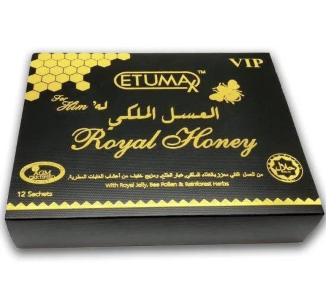 Phoenix Rising Superb Natural Honey Natural Herbal Paste - 12 Sachets - Halal - Royal Honey for Dynamic Men