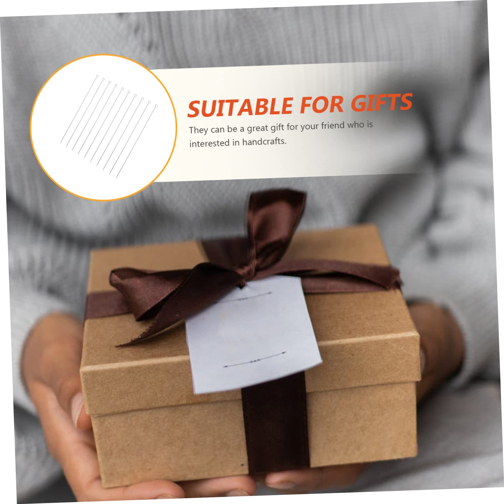 AUTSUPPL 10Pcs Stainless Steel Beading Needles Fine DIY Beading Accessories for Jewelry Making for Quick Bead Threading and Craft Projects