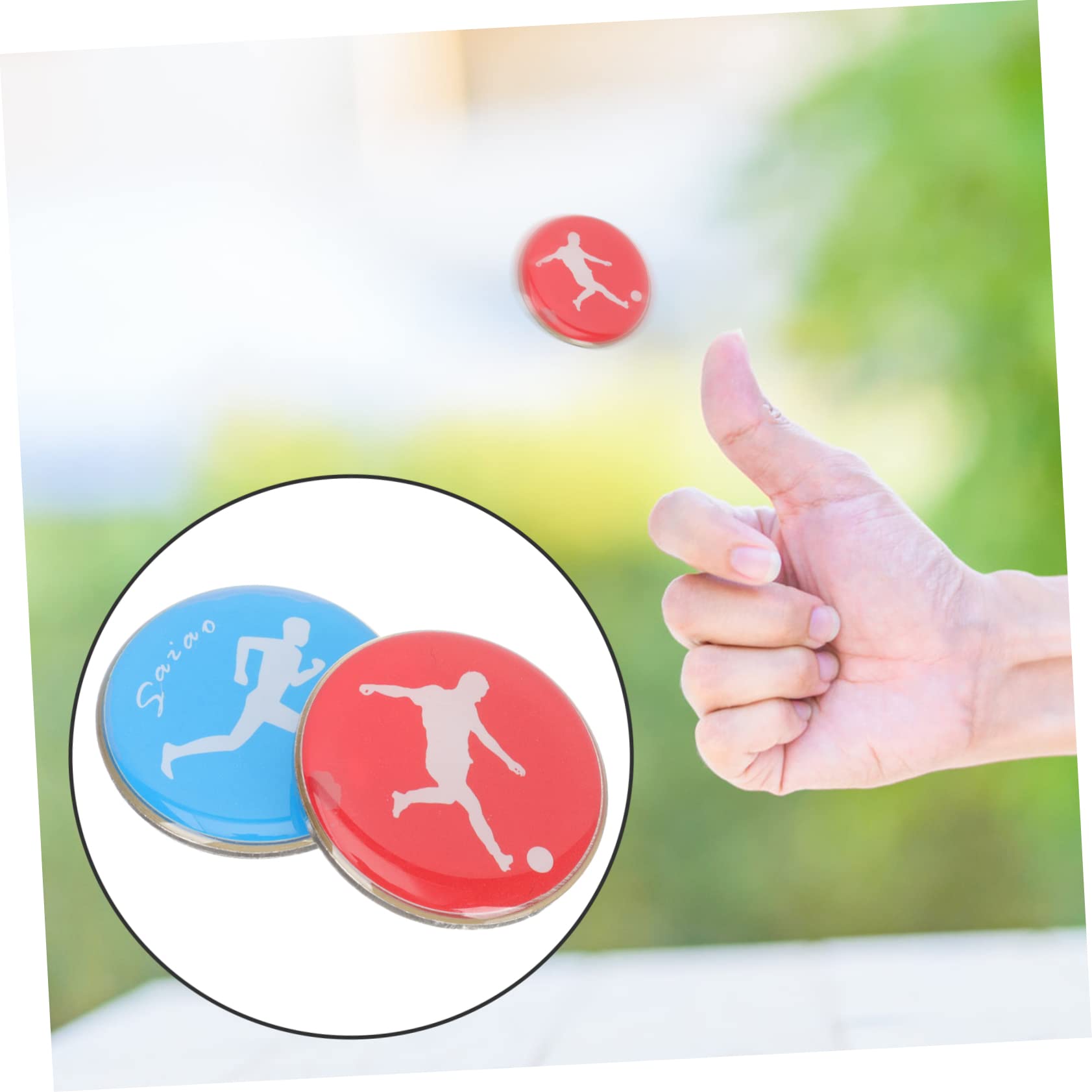 Amazon | Parliky サッカー審判用コイントス器 バドミントン卓球審査員コイン 耐久性のある両面コイン コンテスト用多目的審判用品  試合判定用 2個セット | Parliky | テニス