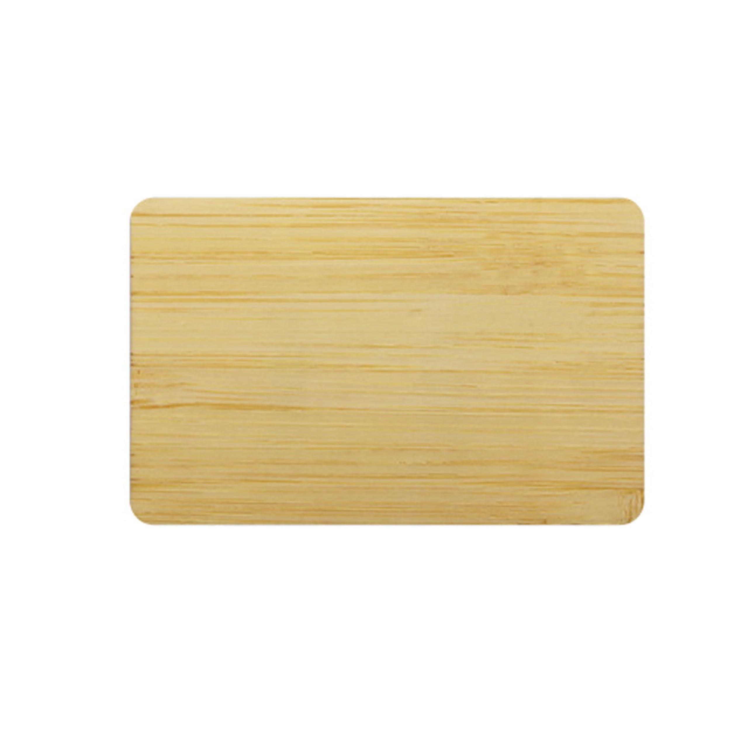 20-Pack NFC Wooden Cards with NFC213 Chip, 13.56MHz, ISO 14443-A Protocol for Social Identification & Digital Business Cards (Bamboo)