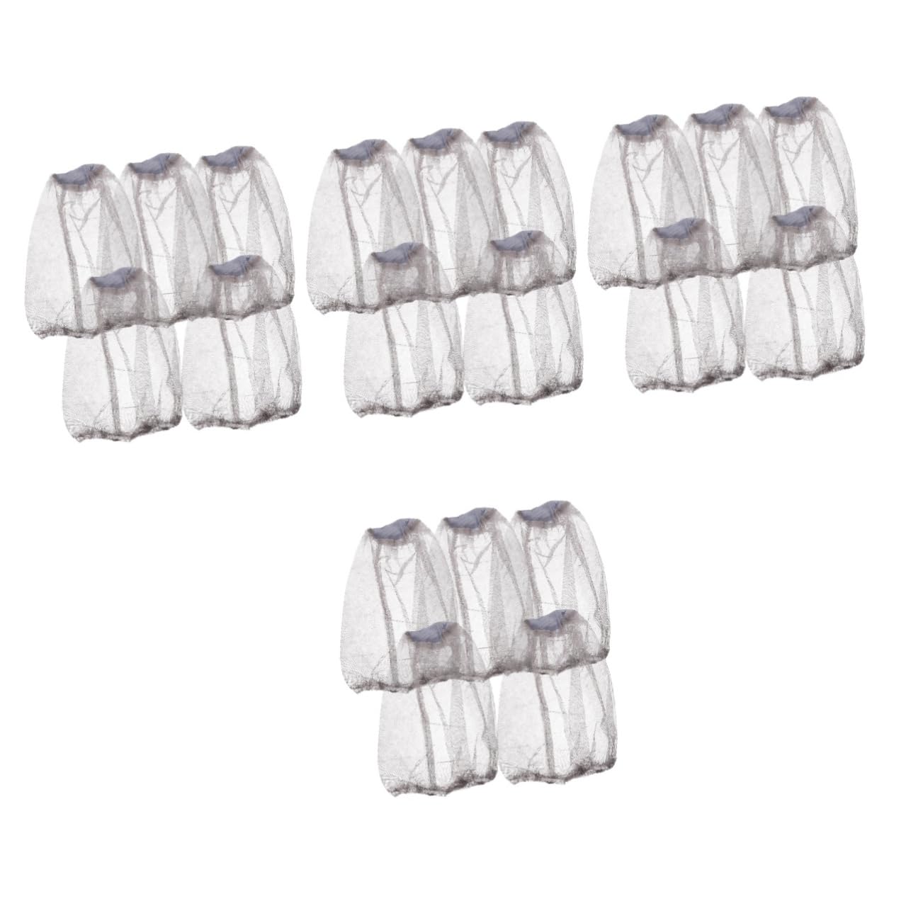 UPKOCH 4 Set Cappello Anti-Insetti Zanzariera da Campeggio con Velo per Pesca Viaggio Mosche Professionale da Giardino Grigio 5 Pezzi*4