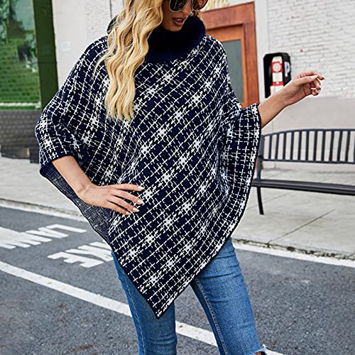 Wahuan-Eleganter-Bequemer-Damen-Poncho-Pullover-mit-Chevronstreifen-und-Fransen-Poncho-Cape-Retro-Cardigans-Pullover-fuehlen-Wickelschal-Geschenk-fuer-Mutter-Strick-Ponchos-Capes-Damen