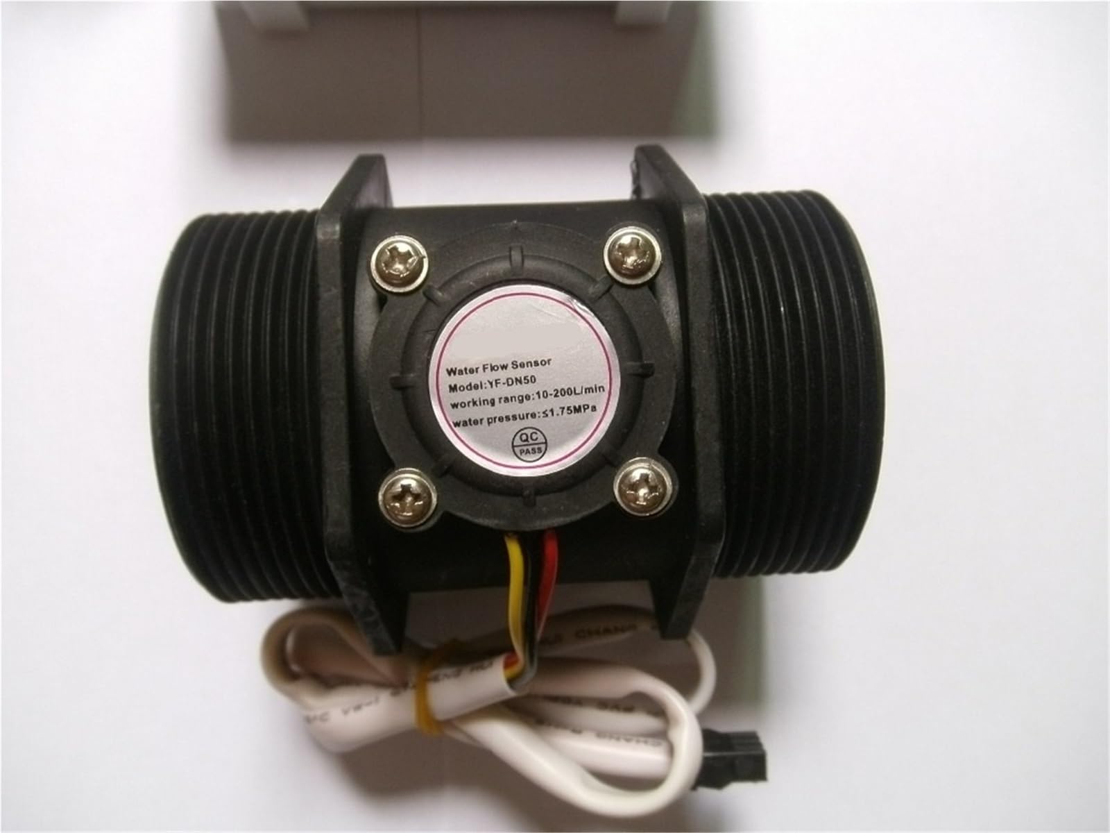 1 unidad de medidor de caudal de agua con sensor de 2" (DN50) + caudalímetro con pantalla digital LCD