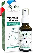 Vitamine D3 Végétale naturelle extraite de lichen | 500 UI par spray - 2000 UI/j | 30ml - 4 Mois de cure | Immunité, Santé Os & Muscles | Enfants & Adultes | Vegan | Fabriqué en France | Argalys