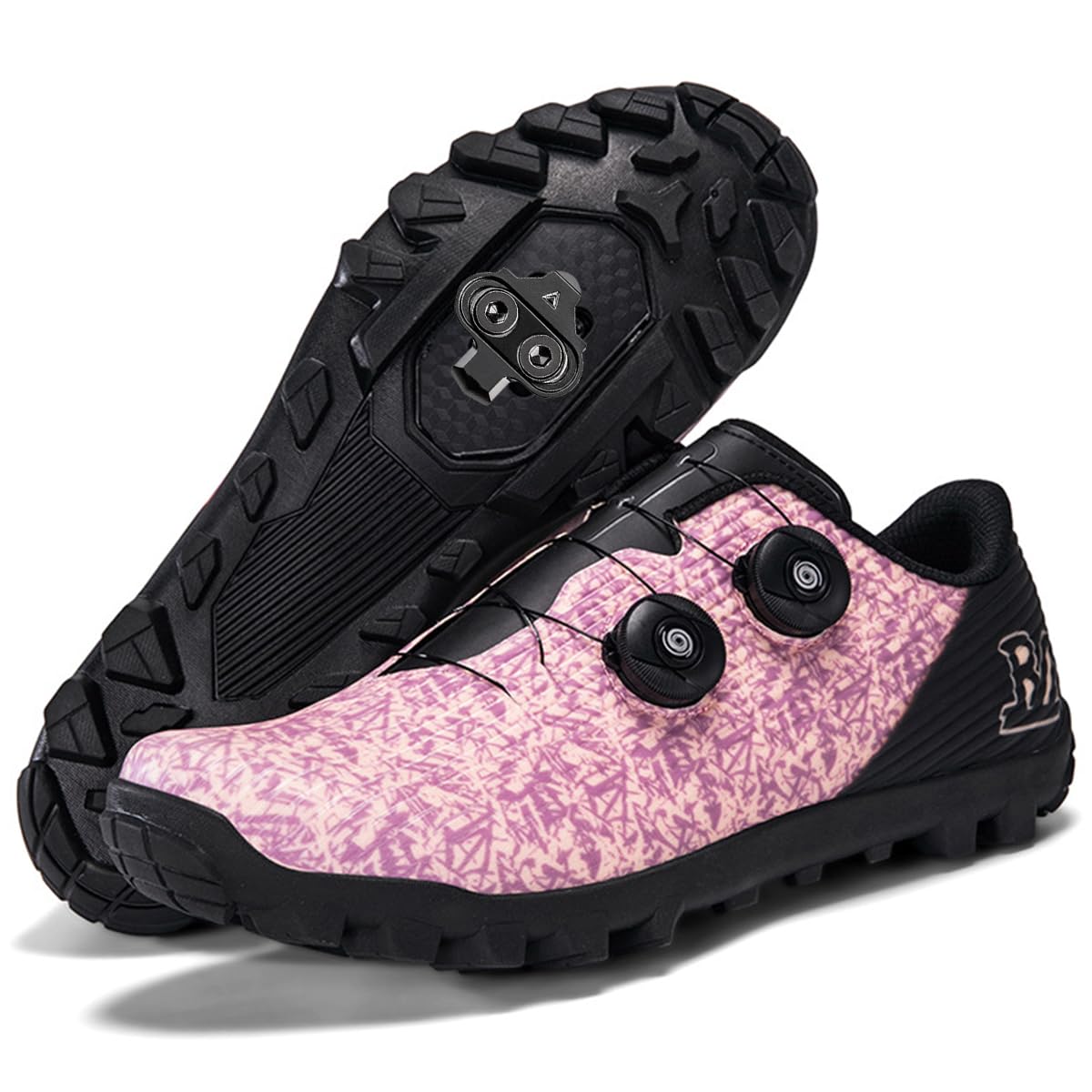 Scarpe da Ciclismo da Uomo Scarpe Mountain Bike | Traspiranti, Antiscivolo, Professionali, Compatibili con Pedali SPD, Interni Esterni