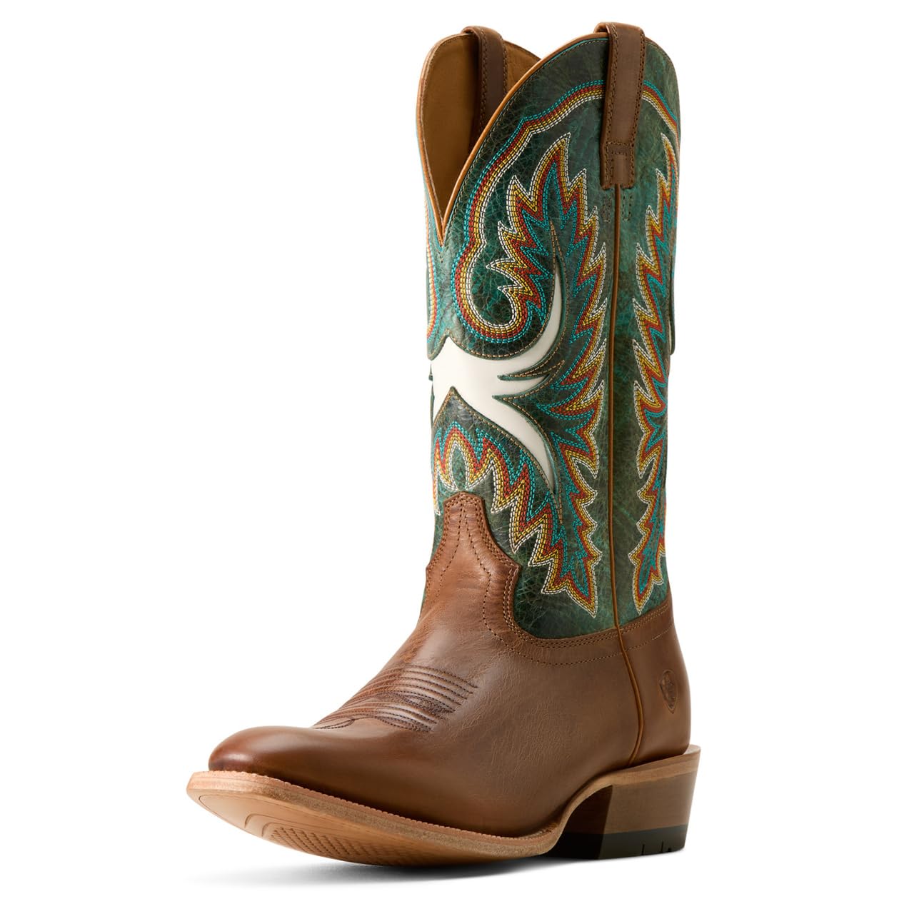 ARIAT Men's Futurity Royal Cowboy Boot, Shades Of Grain/Roaring Turquoise, 11.5