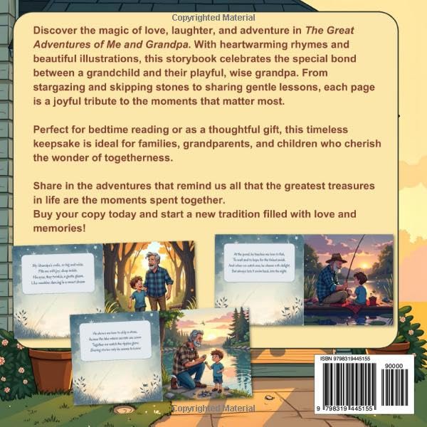 The Great Adventures of Me and Grandpa: A Storybook Journey of Wisdom, Laughter, and Love (Heartwarming Grandparent Gift Books) - Image 2